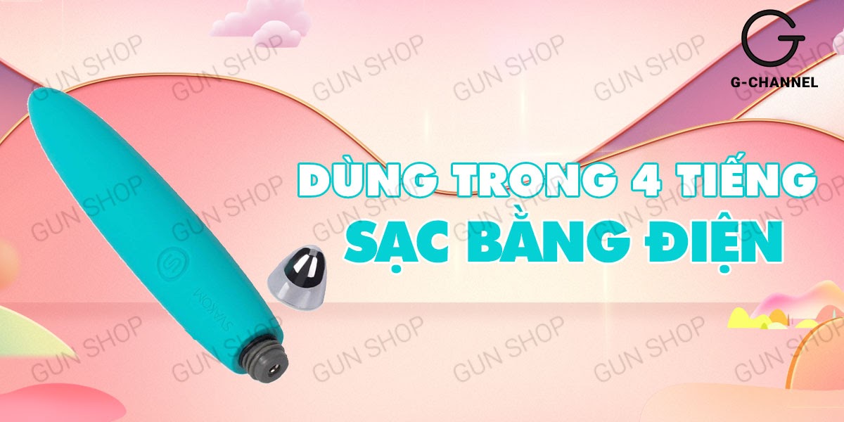 Que rung Svakom Daisy nhỏ gọn sạc điện, rung cực mạnh, an toàn Que rung Svakom Daisy nhỏ gọn sạc điện, rung cực mạnh, an toàn