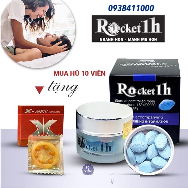 Rocket 1h Mỹ chính hãng viên uống cường dương an toàn tăng bản lĩnh nam Rocket 1h Mỹ chính hãng viên uống cường dương an toàn tăng bản lĩnh nam