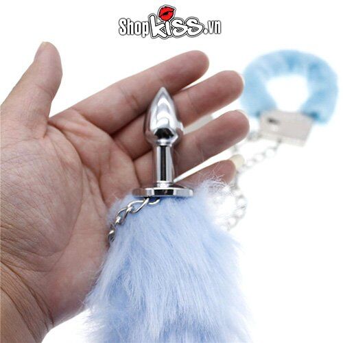 Set đồ chơi bạo dâm còng tay đuôi chồn kèm xích hàng mới giá tốt