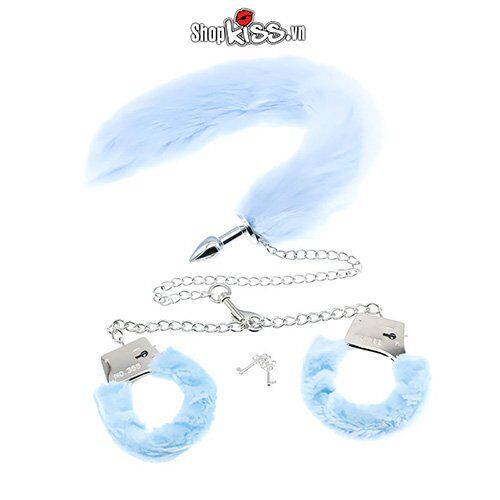 Set đồ chơi bạo dâm còng tay đuôi chồn kèm xích hàng mới giá tốt