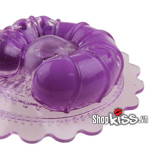 Dụng cụ mát xa nhũ hoa mini silicon rung mạnh kích thích cực khoái