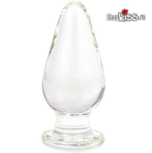 Phích cắm hậu môn thủy tinh trong suốt cao cấp Đồ chơi Gay giá rẻ