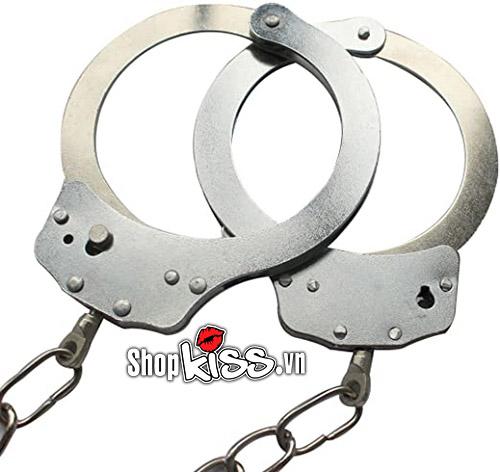 Đồ chơi bạo dâm còng số 8 thép không gỉ bền đẹp tăng khoái cảm