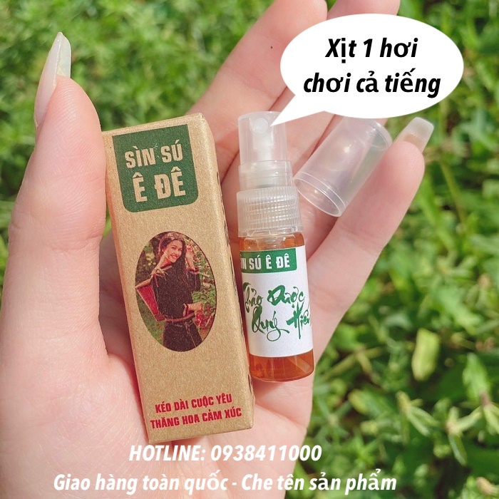Sìn sú Ê Đê chính hãng 5ml xịt kéo dài quan hệ tăng khoái cảm