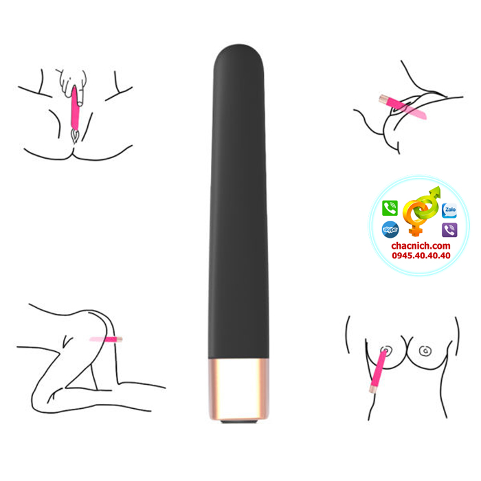 Trứng rung son môi Fun Master 10 chế độ rung cao cấp nhập khẩu