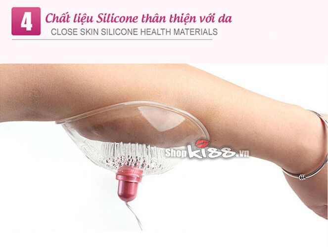 Máy mát xa nhũ hoa Momo II Rung 7 chế độ TPR Silicone cao cấp