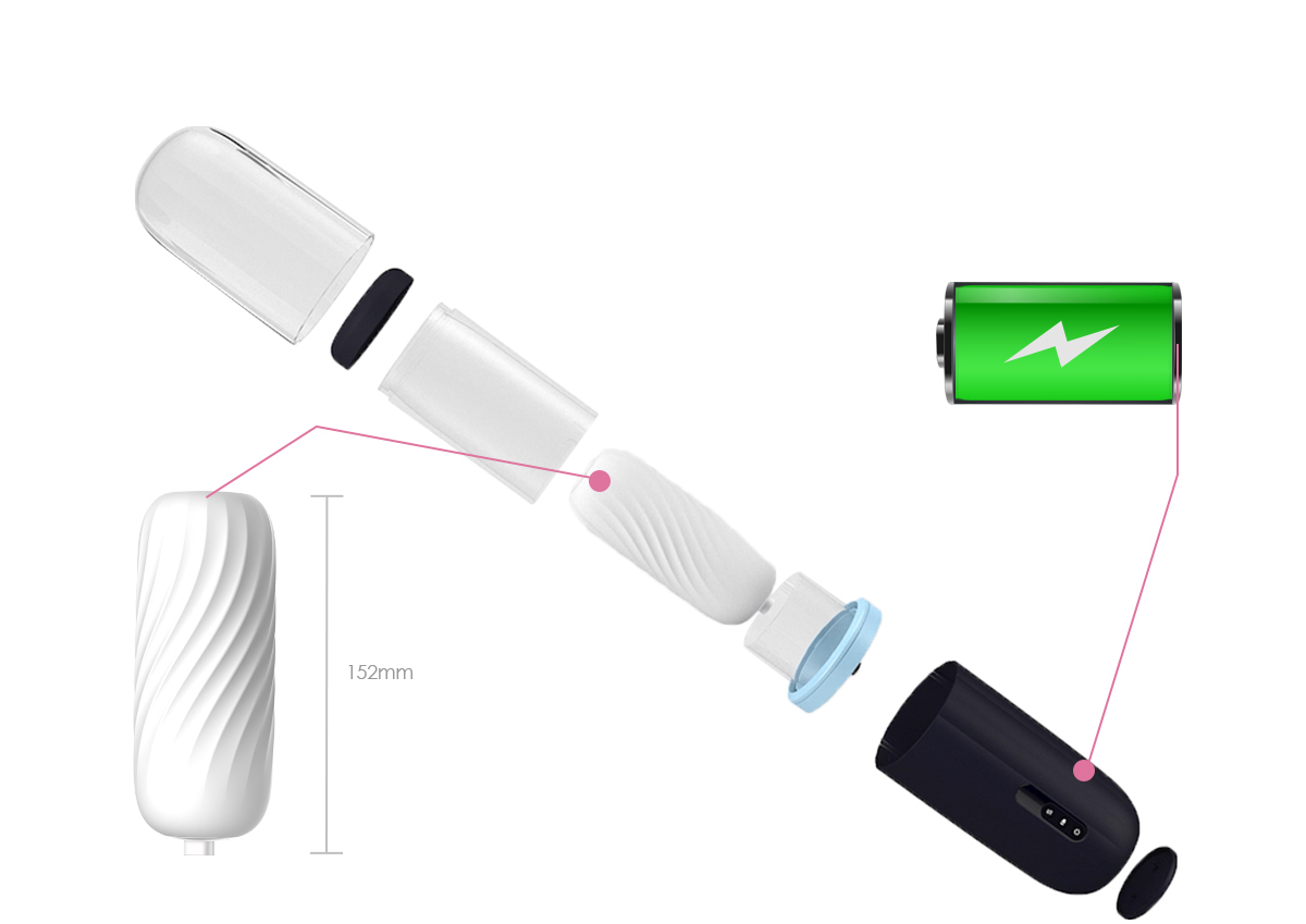 Âm Đạo Giả Tự Động Svakom Alex USA 7 Chế Độ Mạnh Mẽ