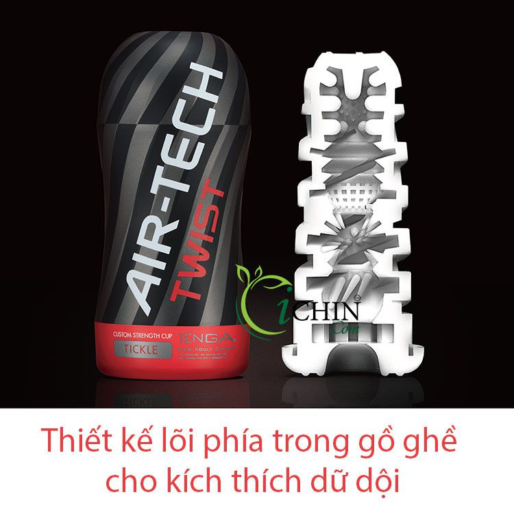 Tenga Airtech Twist Nhật Bản cao cấp, siêu mềm, điều chỉnh co thắt dễ dàng
