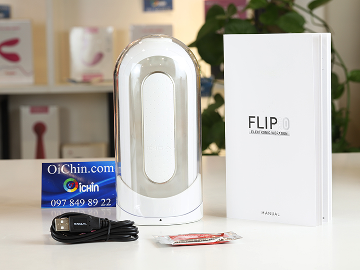 Tenga Flip Zero Electronic rung 3D - Pin sạc, silicon Nhật cao cấp