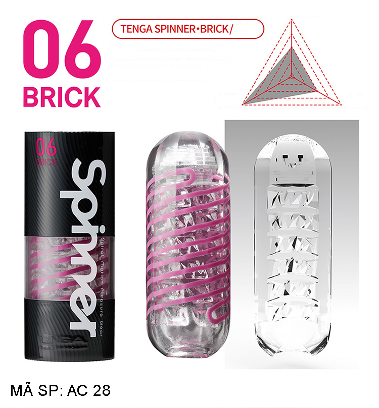 Tenga Spinner cao cấp 6 mẫu xoắn ốc độc lạ kích thích Tenga Spinner cao cấp 6 mẫu xoắn ốc độc lạ kích thích