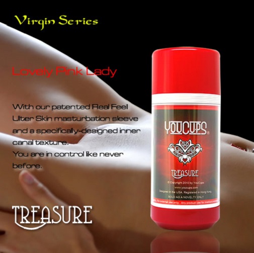 Thủ dâm nam với cốc Youcup Treasure siêu mềm mại an toàn