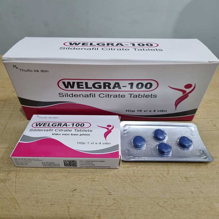 Welgra 100mg Ấn Độ tăng cường sinh lực nam cải thiện cương dương