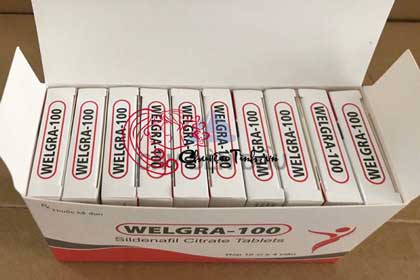 Welgra 100mg Ấn Độ tăng cường sinh lực nam cải thiện cương dương