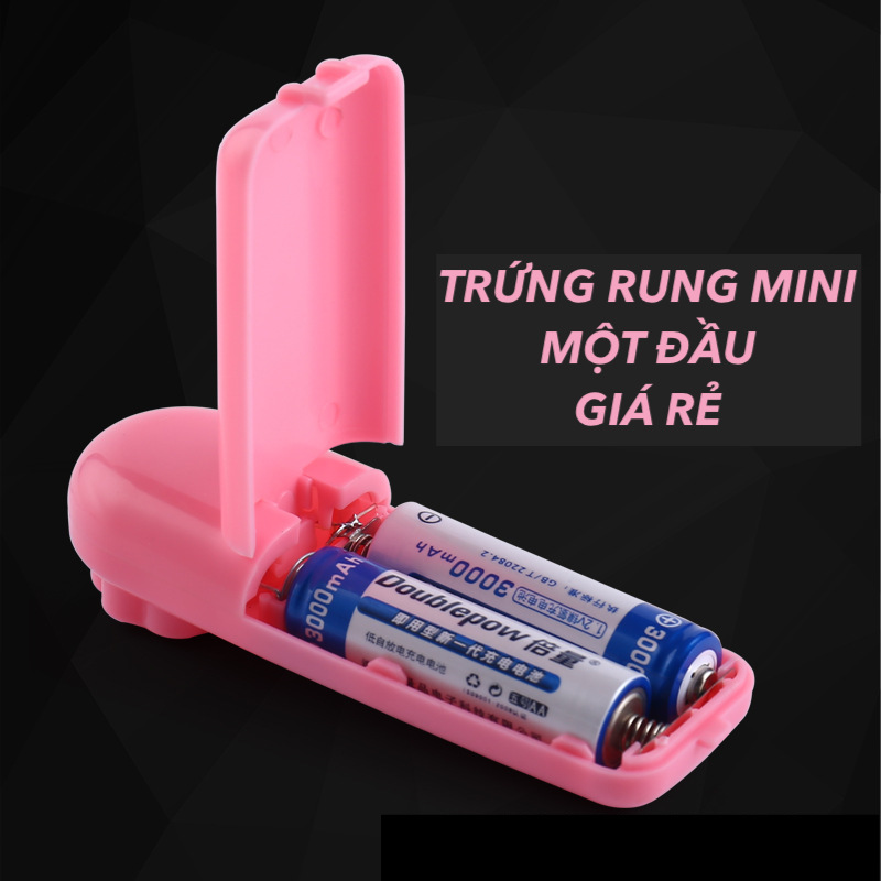 Trứng rung mini một đầu dây pin giá rẻ tăng khoái cảm