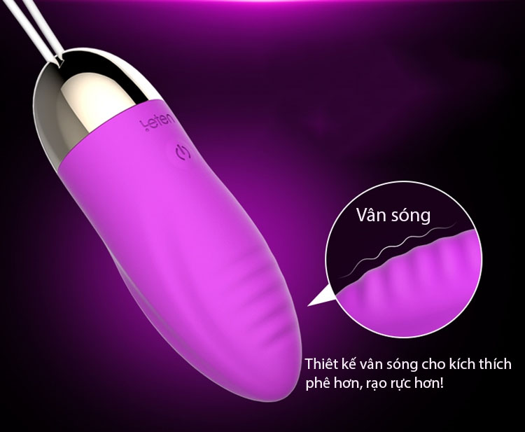 Trứng rung không dây Leten điều khiển từ xa sạc USB cực đã