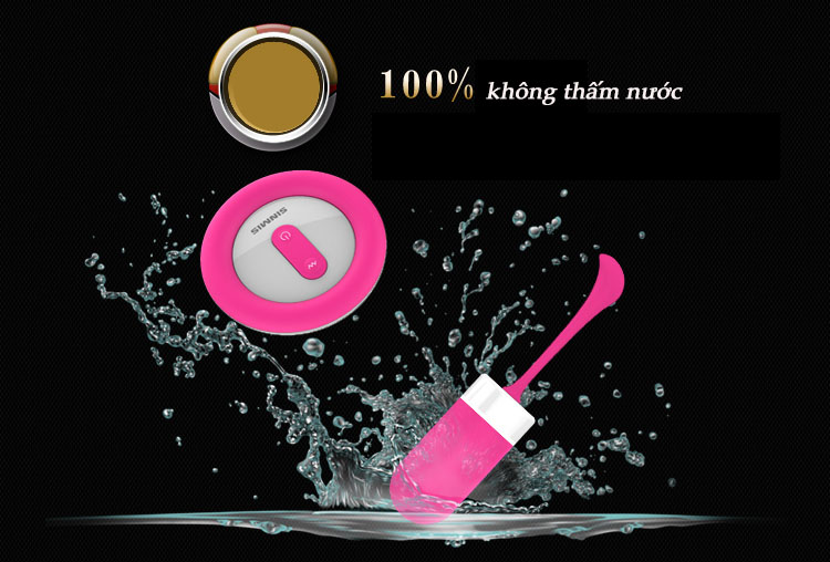 Trứng rung điểm G Sinmis Fairy 5 chế độ cực đã điều khiển từ xa