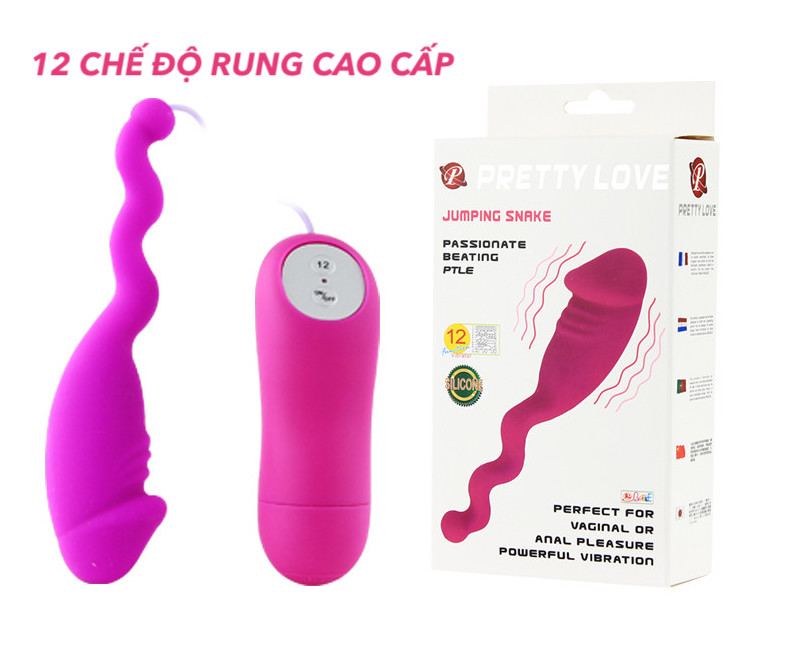 Trứng rung 12 chế độ hình nòng nọc Pretty Love cao cấp kích thích Trứng rung 12 chế độ hình nòng nọc Pretty Love cao cấp kích thích