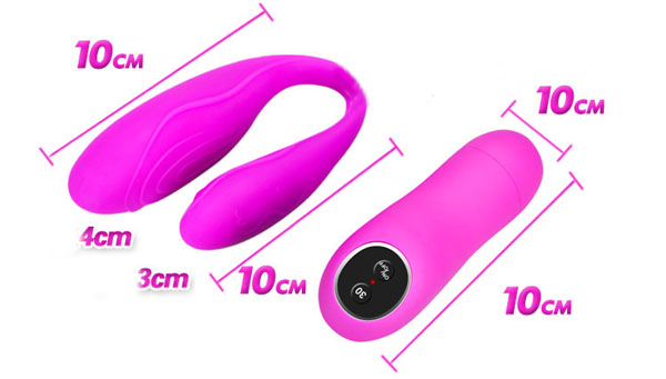 Trứng rung tình yêu 2 đầu Pretty Love 30 chế độ kích thích mạnh mẽ