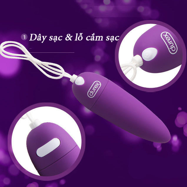 Trứng rung Durex S-Viber siêu mạnh nhỏ gọn kích thích điểm G