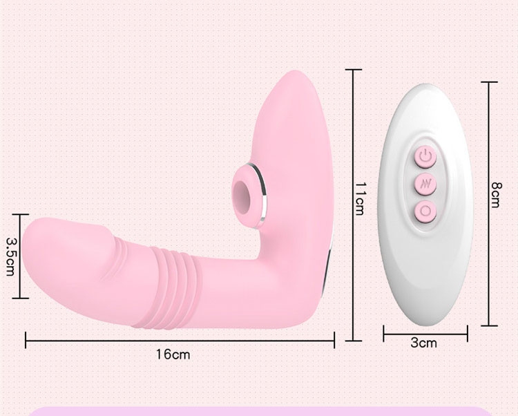 Dương Vật Giả Không Dây Rung Ấm Hút Thụt Sang Chảnh