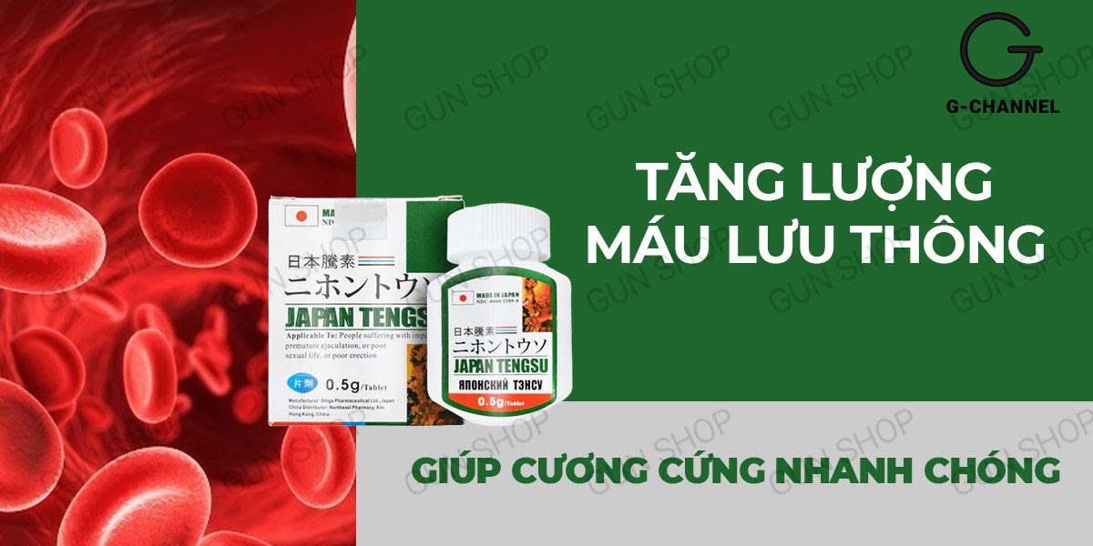 Viên uống Tengsu cường dương tăng sinh lý mạnh mẽ hộp 16 viên