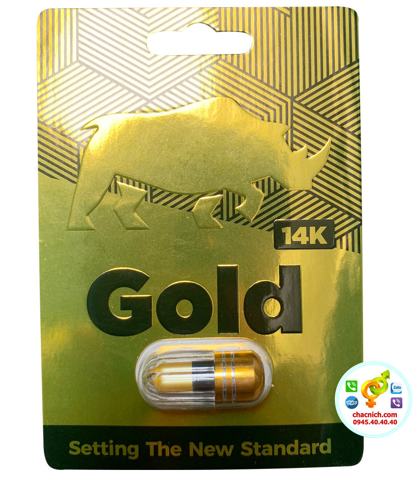 Gold 14K tăng cường sinh lực nam giới mạnh mẽ hỗ trợ sinh lý