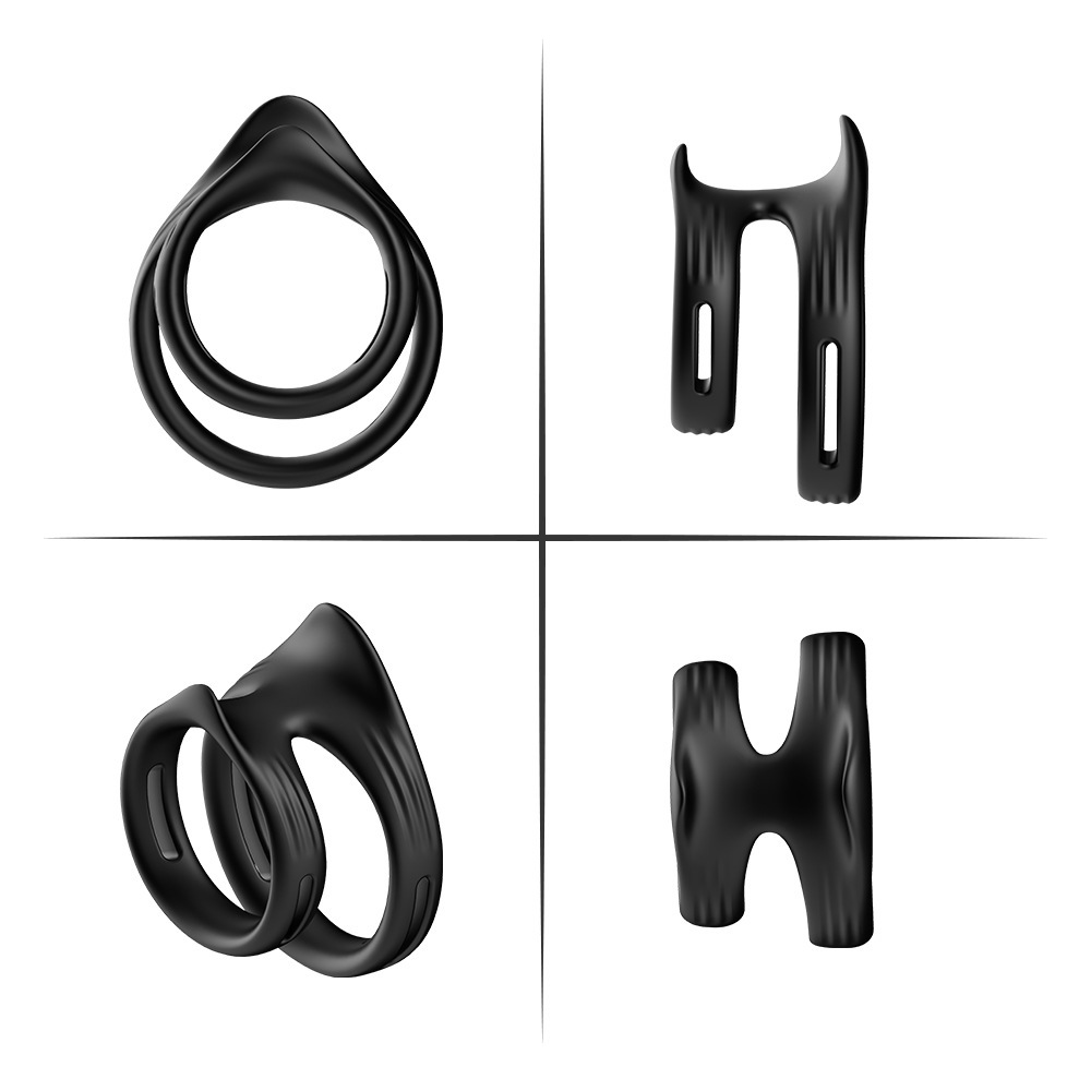Vòng đôi silicon Cock Ring Stay Hard Mỹ chính hãng, tăng cường bền bỉ