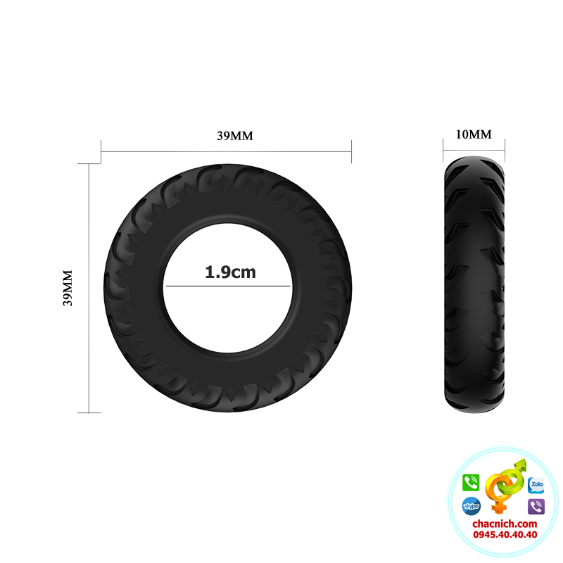 Vòng cockring Forto chống xuất tinh sớm tăng cường cương cứng