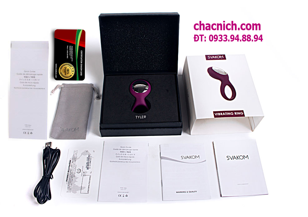 Vòng rung Svakom Tyler 5 chế độ kích thích điểm G sang trọng chính hãng Vòng rung Svakom Tyler 5 chế độ kích thích điểm G sang trọng chính hãng