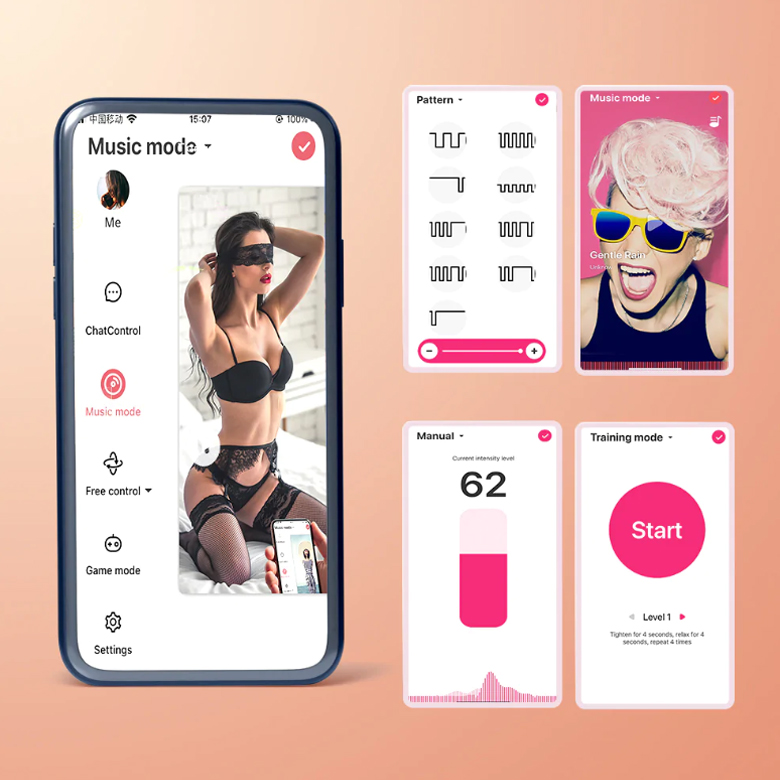 Vòng rung Magic Dante II 10 chế độ cao cấp điều khiển App tiện lợi