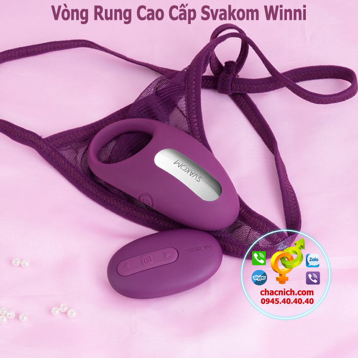 Vòng Rung Svakom Winni Cao Cấp Điều Khiển Từ Xa Siêu Êm