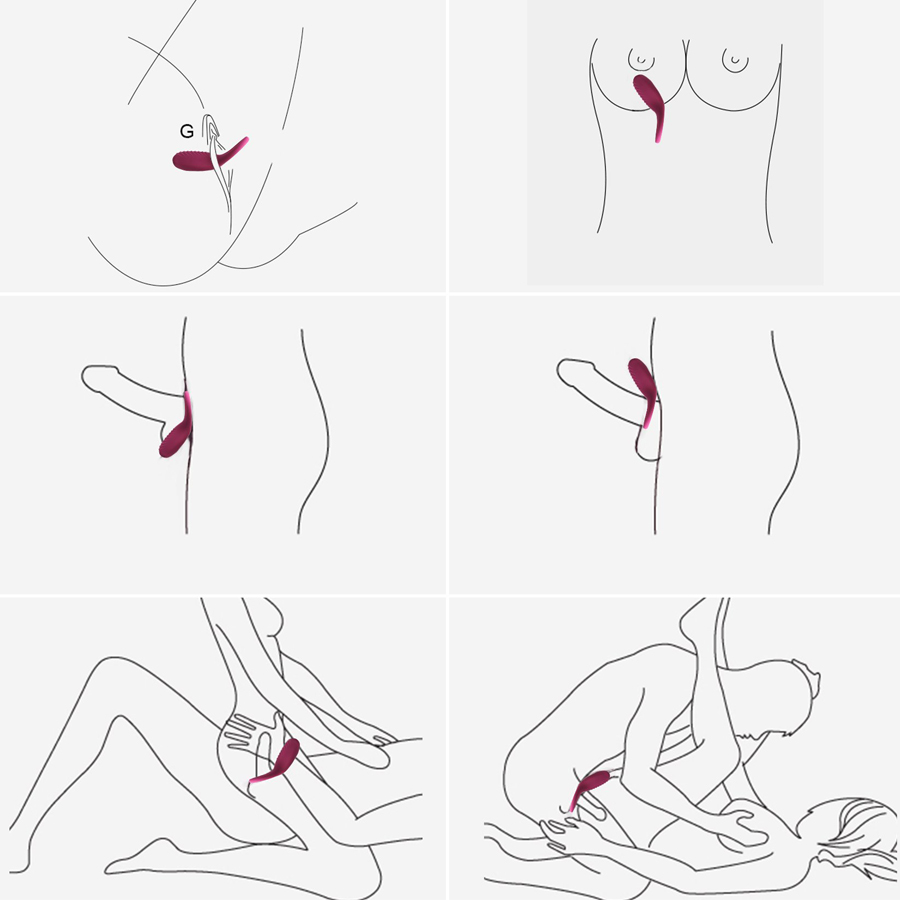 Vòng rung tình yêu 4 in 1 Utimi cao cấp đa năng silicon