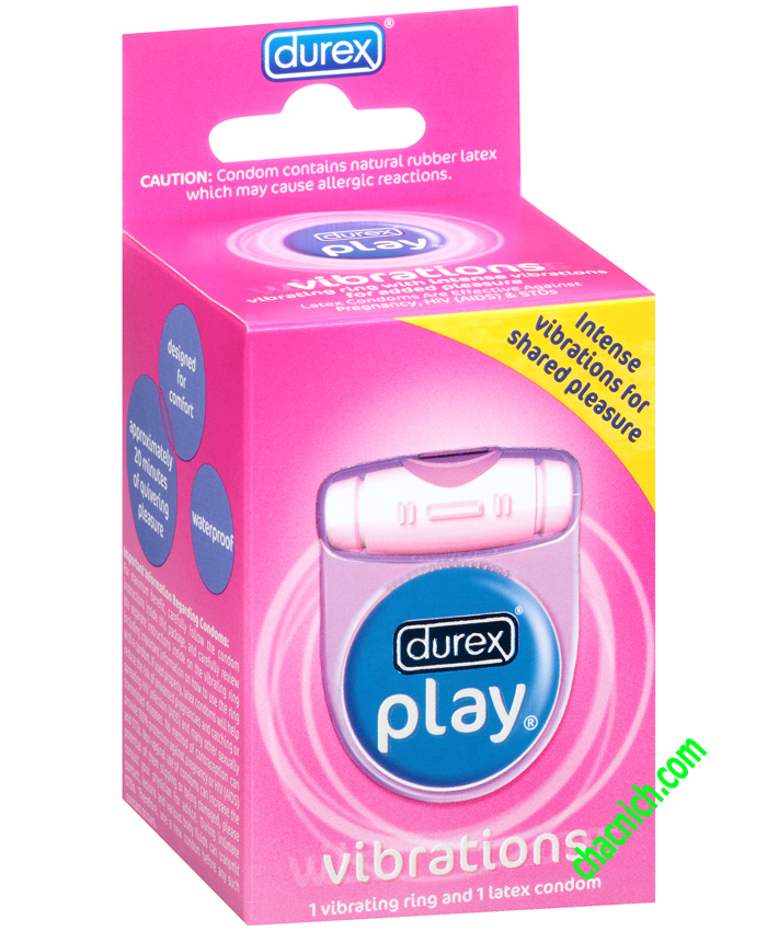 Vòng Rung Durex Play Vibrations Cao Cấp, Hàng Chính Hãng, Siêu Mượt