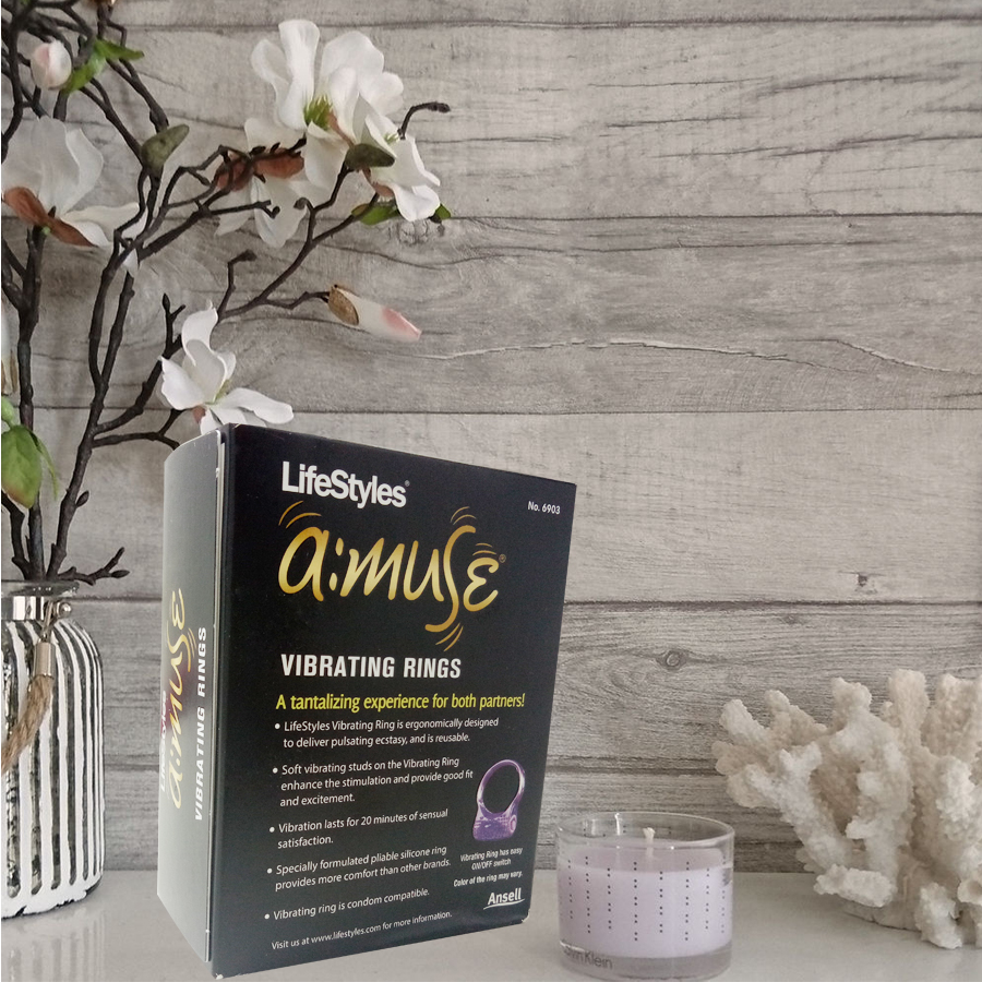 Bộ 3 vòng rung tình yêu Lifestyles Ansell cao cấp mềm mại rung mạnh