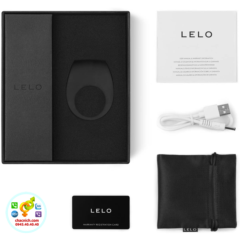 Vòng đeo dương vật Lelo Tor 2 rung 6 chế độ siêu kích thích