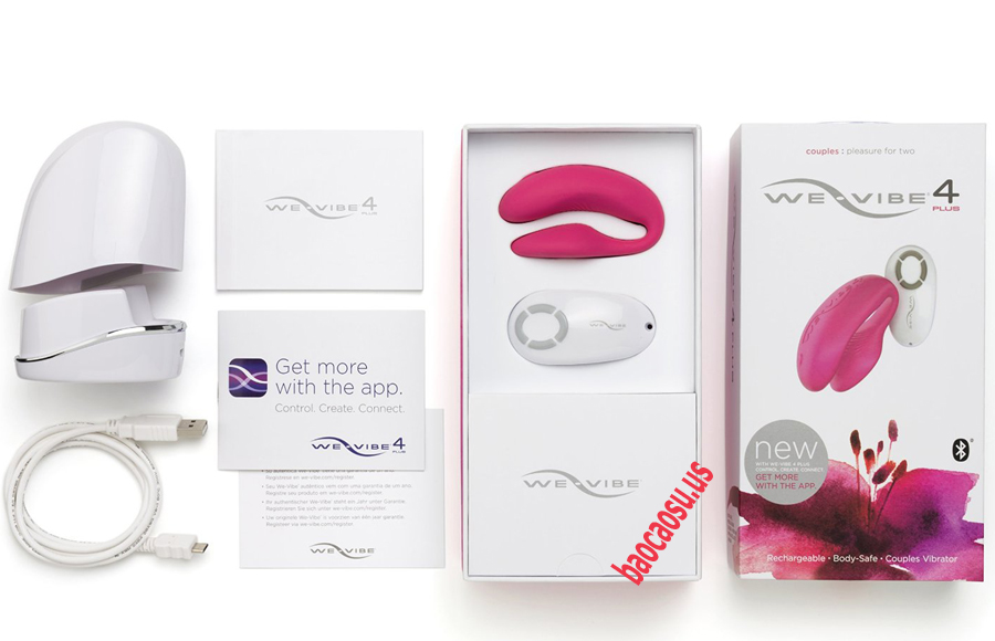Máy kẹp rung We Vibe 4 Plus điểm G silicone cao cấp chính hãng Mỹ Máy kẹp rung We Vibe 4 Plus điểm G silicone cao cấp chính hãng Mỹ