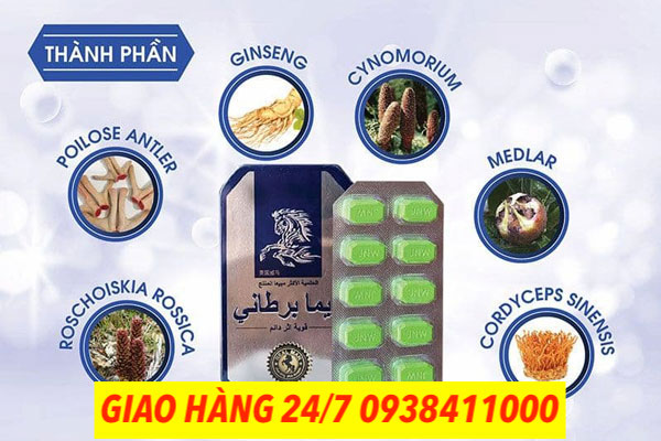 Thành phần ngựa thái chính hãng thuốc cường dương