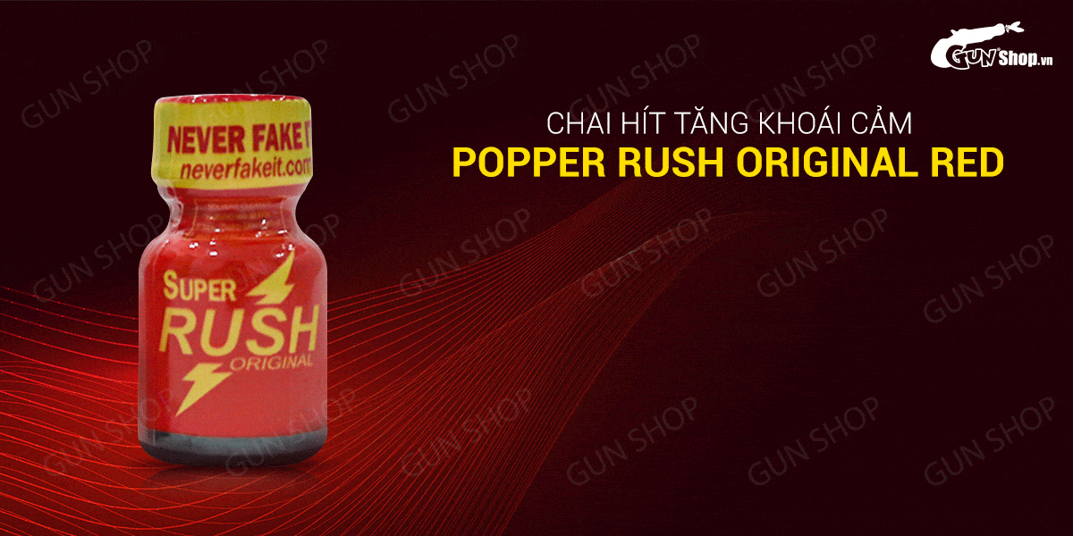 Shop bán Popper Super Rush Original Red 10ml chính hãng Mỹ USA PWD giá tốt
