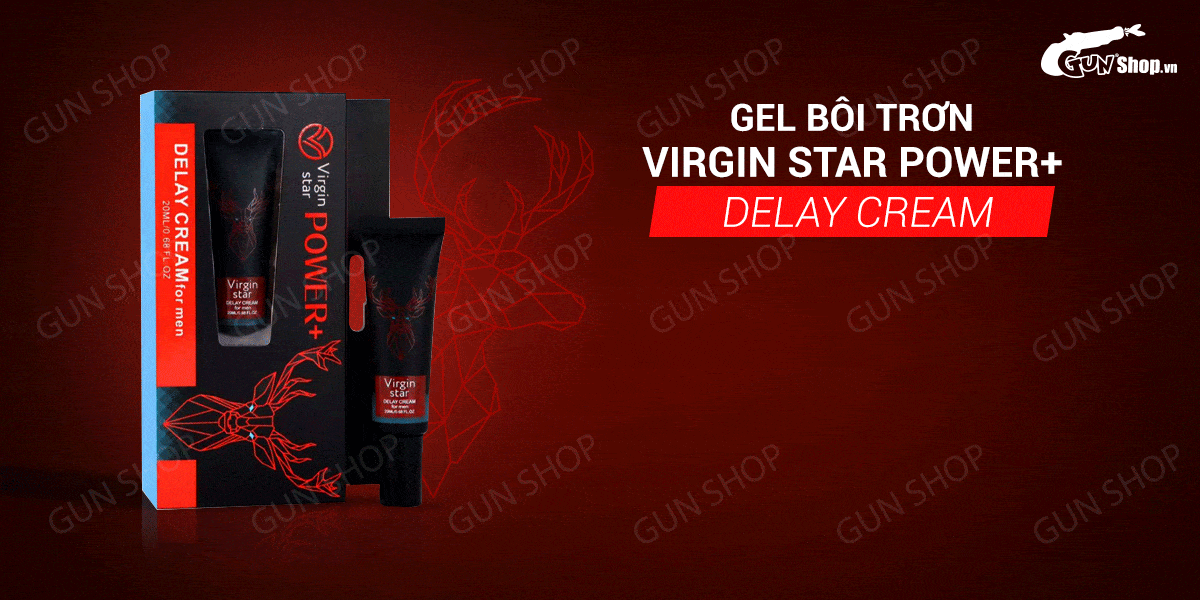  Sỉ Gel bôi Virgin Star Power+ Delay Cream - Chống xuất tinh sớm - Chai 20ml hàng mới về