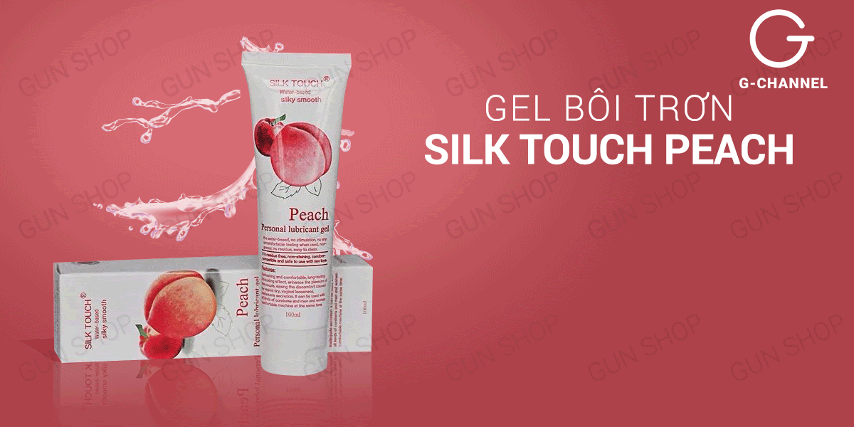  Review Gel bôi trơn hương đào - Silk Touch - Chai 100ml hàng mới về