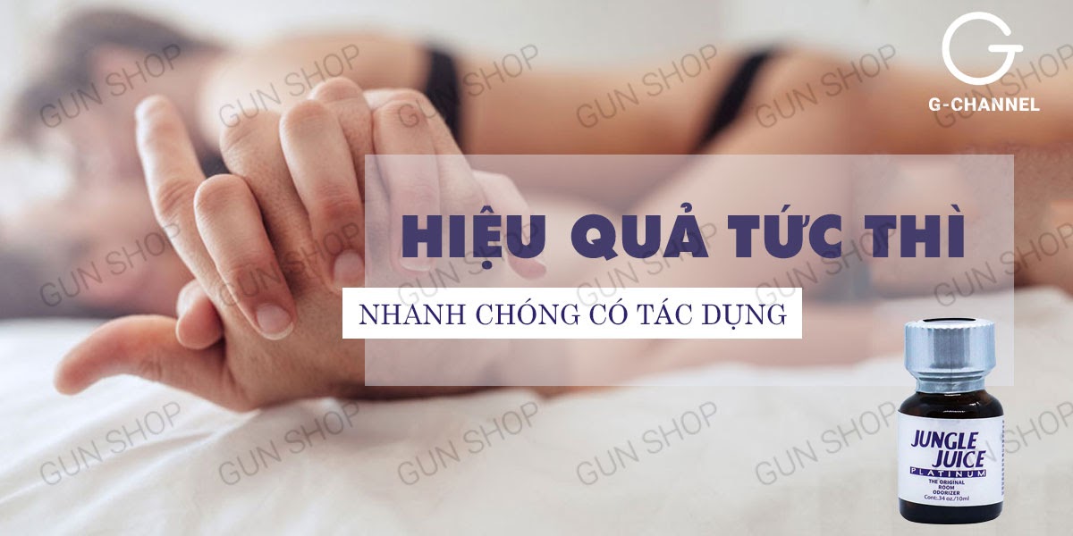  Bỏ sỉ Chai hít tăng khoái cảm Popper Jungle Juice Platinum - Chai 10ml hàng xách tay