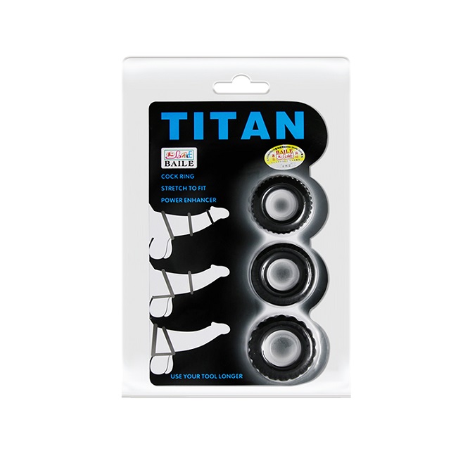 Vòng titan chống xuất tinh sớm cho nam giới Titan Chisa-Hard