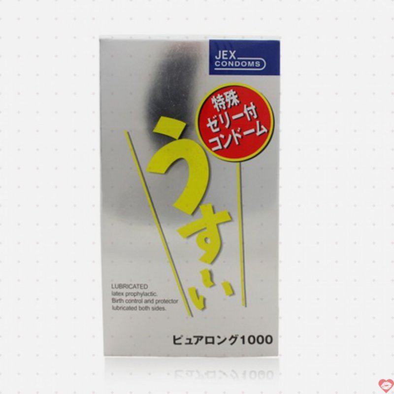 Bao cao su Jex Usui Pure tăng cường phong độ bền lâu siêu mượt 