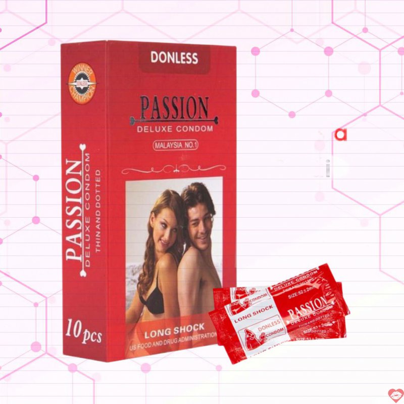 Bao cao su Passion Deluxe mỏng 52mm chính hãng giá tốt 