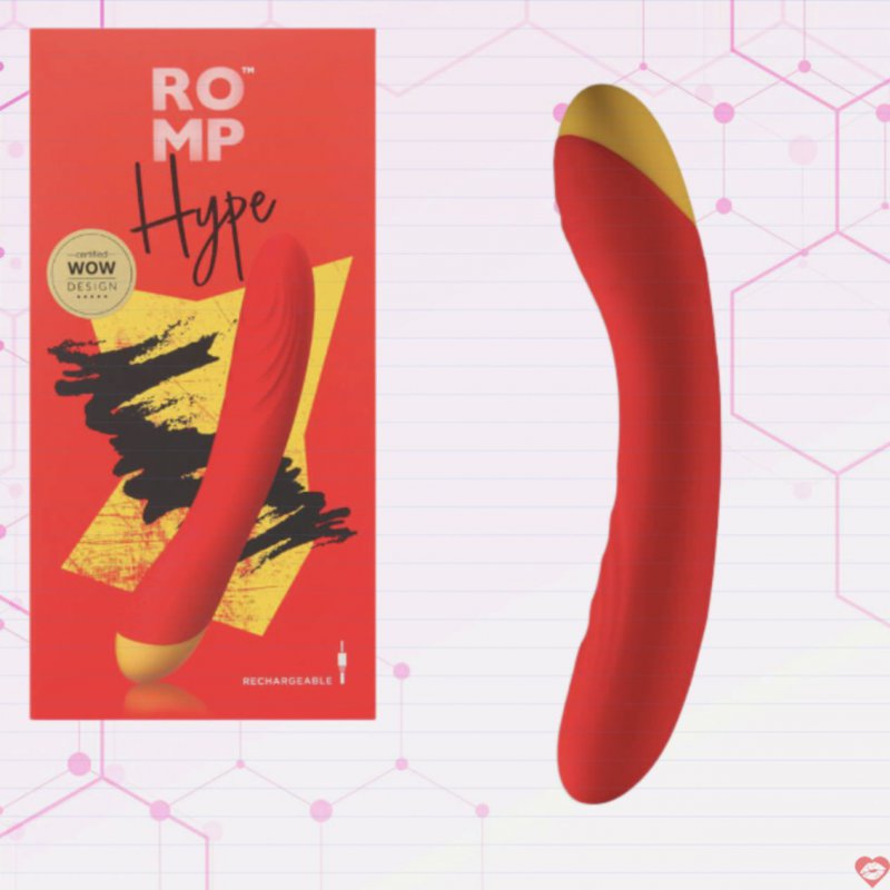 Máy rung ROMP Hype 10 tần số vân sóng kích thích điểm G 
