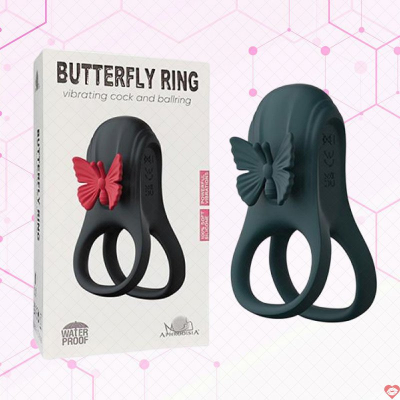 Vòng rung đôi Butterfly Ring cánh bướm tăng khoái cảm mạnh 