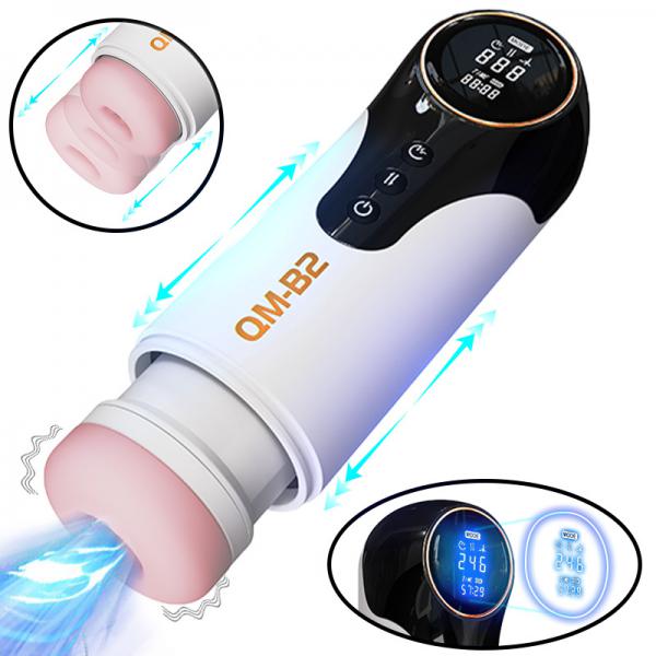 Máy Thủ Dâm QM B2 Rung Thụt Co Bóp Như Thật Giúp Bạn Thăng Hoa