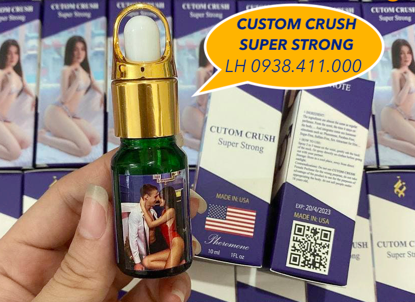  Bỏ sỉ Custom Crush Super Strong thuốc kích dục nữ cực mạnh dạng nước chính hãng Mỹ hàng xách tay