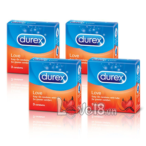  Nhập sỉ Bao Cao Su Nhiều Chất Bôi Trơn Durex Love – giá rẻ