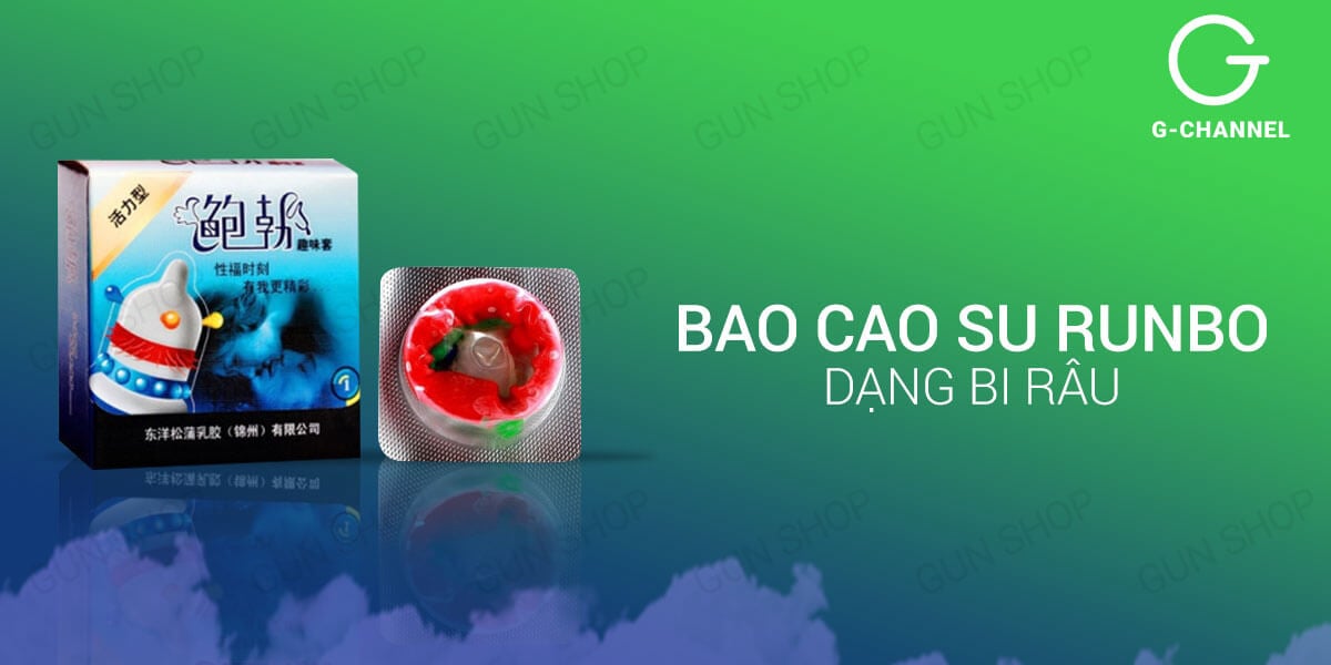  Địa chỉ bán Bộ 3 hộp bao cao su Runbo - Gân gai lớn - Hộp 1 cái loại tốt